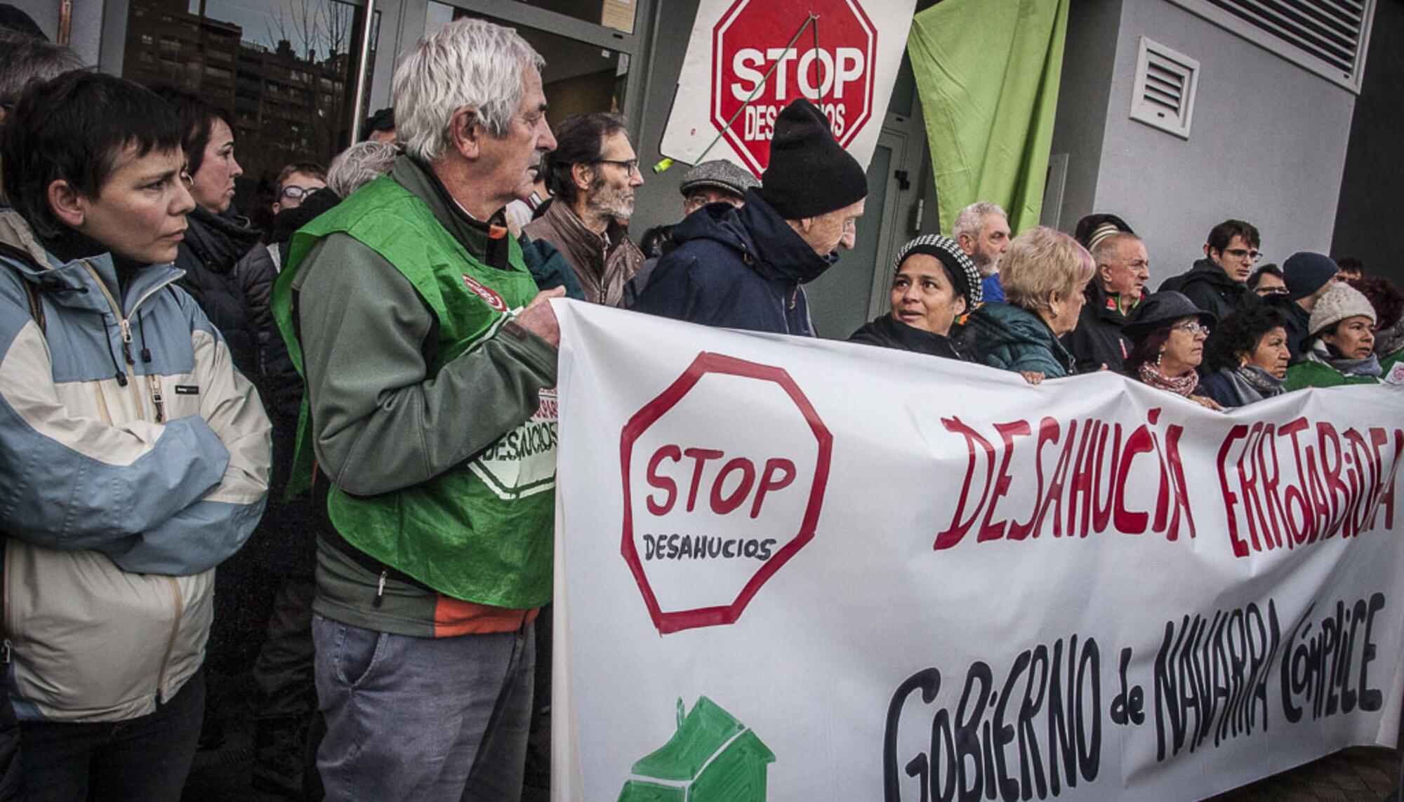 Desahucio en Iruñea cambio navarra